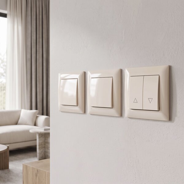 Întrerupător pentru Jaluzele cu Ramă OSTE JNH009-W BEIGE