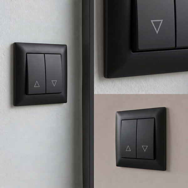 Întrerupător pentru Jaluzele cu Ramă OSTE JNH009-W BLACK