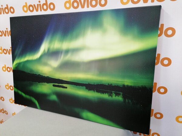 Tablou aurora polară verde