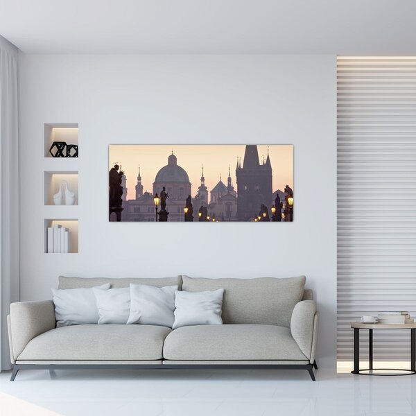 Tablou - Podul Charles (120x50 cm)