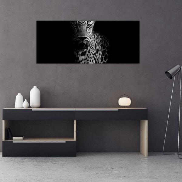 Tablou - Portret de leopard (120x50 cm)
