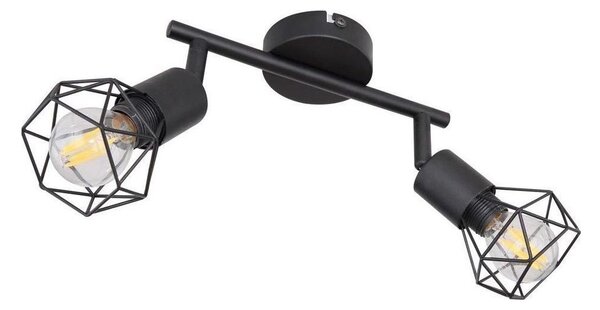 Spot LED XARA 2xE14/6W/230V negru Globo