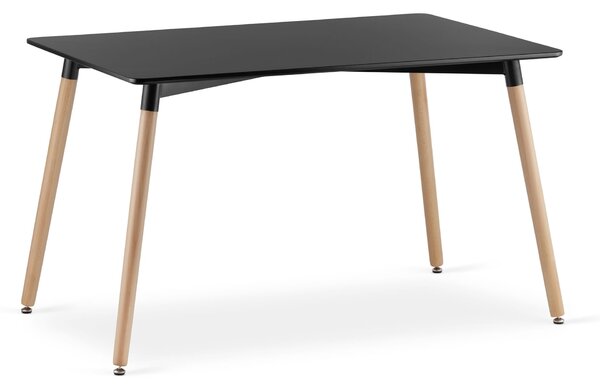 OFERTA Masa de bucatarie neagra ADRIA 120x80 cm II. calitate