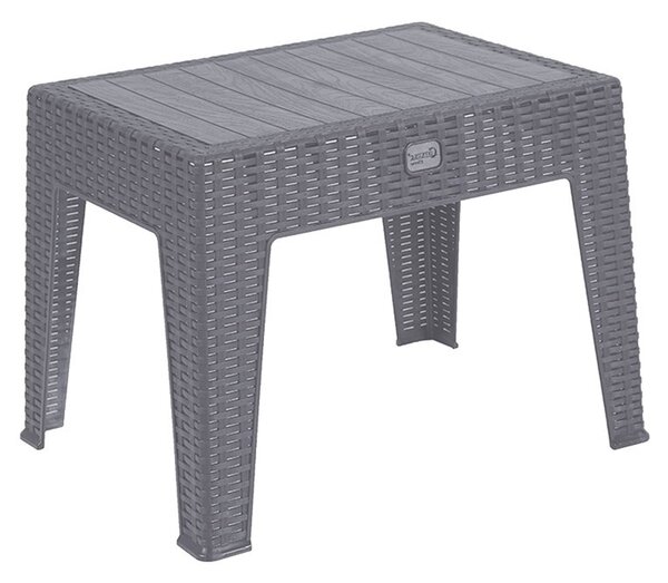Masa exterior Cosmic plastic culoare antracit 55x40x43.5cm