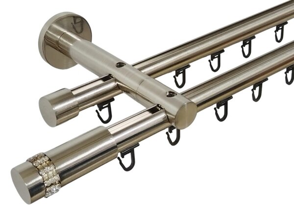 Galerie dubla PRINDERE PERETE suport universal TEAVA PROFIL -XANTOS /19 -INOX