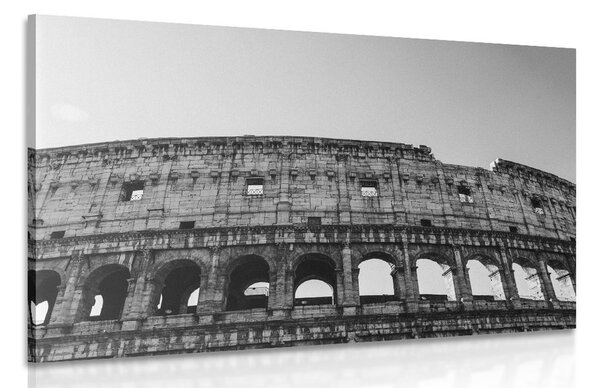Tablou Coloseumul în design alb-negru