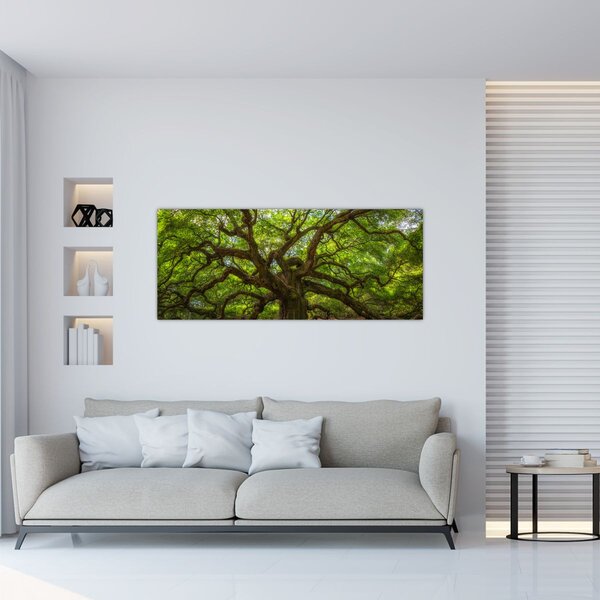 Tablou - Copac verde (120x50 cm)