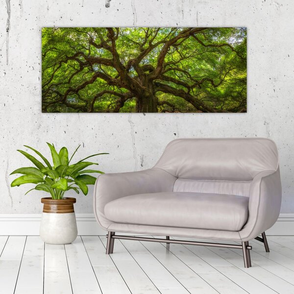 Tablou - Copac verde (120x50 cm)