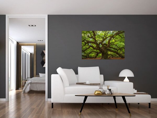 Tablou - Copac verde (90x60 cm)