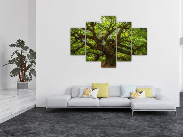 Tablou - Copac verde (150x105 cm)