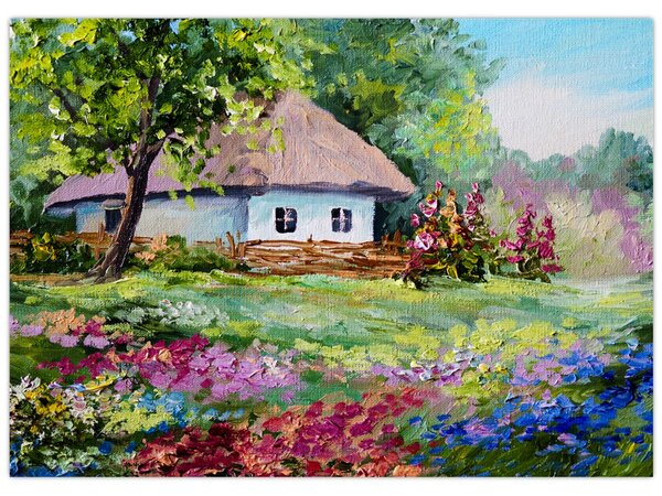 Tablou - Cabană (70x50 cm)