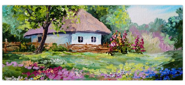 Tablou - Cabană (120x50 cm)