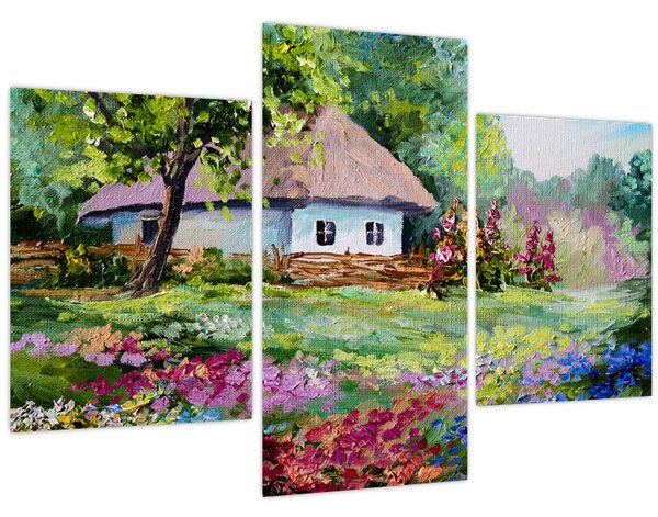 Tablou - Cabană (90x60 cm)