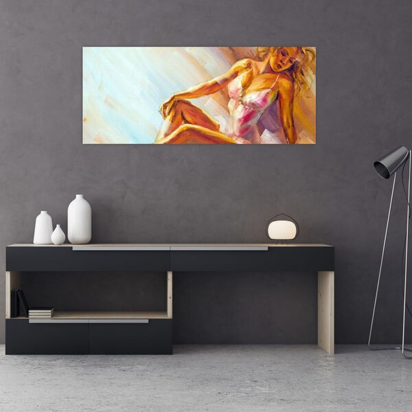 Tablou - Dansatori (120x50 cm)