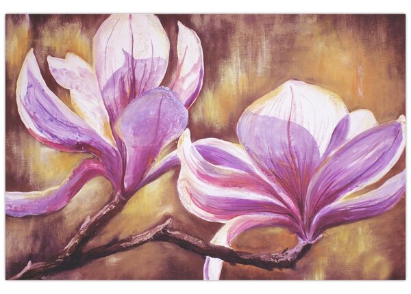Tablou - Flori de magnolie (90x60 cm)