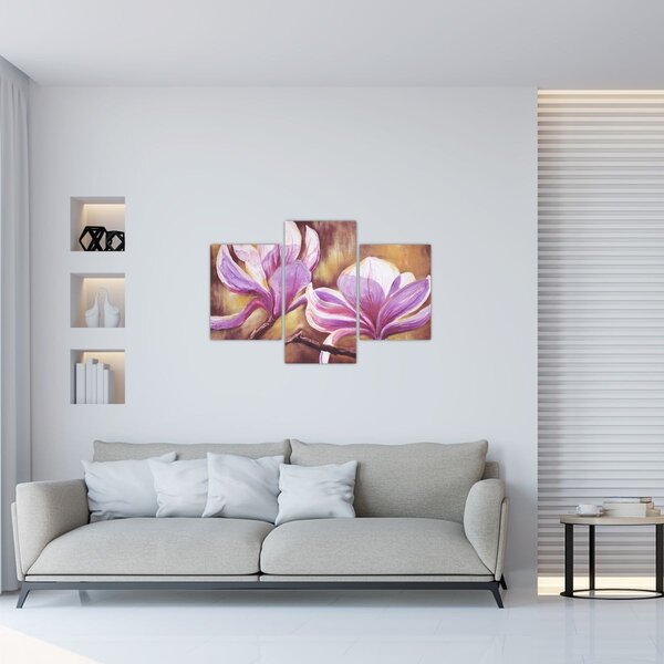Tablou - Flori de magnolie (90x60 cm)