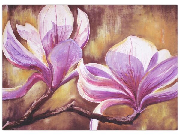 Tablou - Flori de magnolie (70x50 cm)