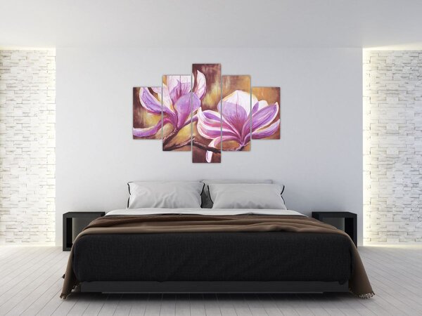 Tablou - Flori de magnolie (150x105 cm)