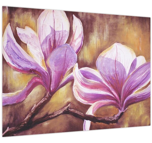 Tablou - Flori de magnolie (70x50 cm)