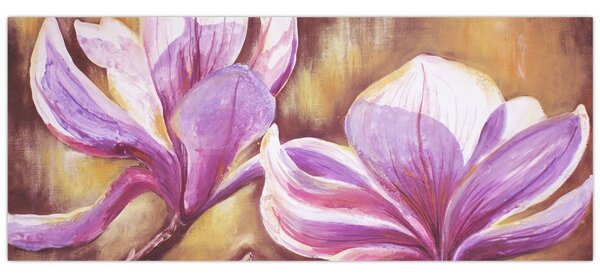 Tablou - Flori de magnolie (120x50 cm)