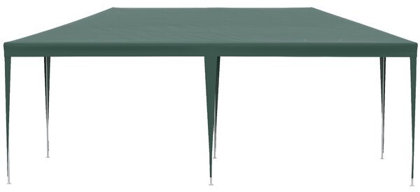 Outsunny Cort de Grădină cu Orificii de Drenaj, Pereți Detașabili și Ferestre, 6x3 m, Verde | Aosom Romania