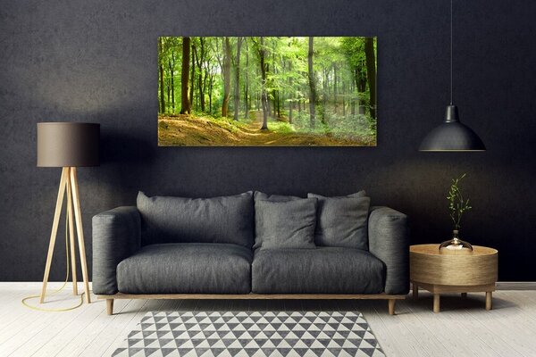 Tablouri acrilice Natural Pădurea Verde Maro