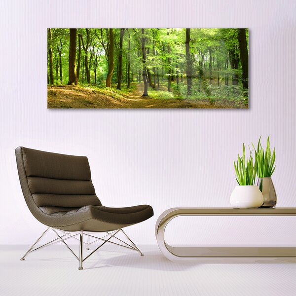 Tablouri acrilice Natural Pădurea Verde Maro