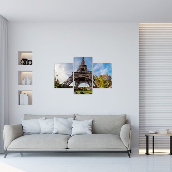 Tablou - Turnul Eiffel colorat (90x60 cm)