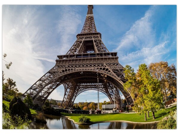 Tablou - Turnul Eiffel colorat (70x50 cm)