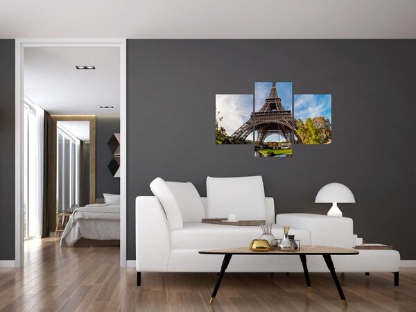 Tablou - Turnul Eiffel colorat (90x60 cm)