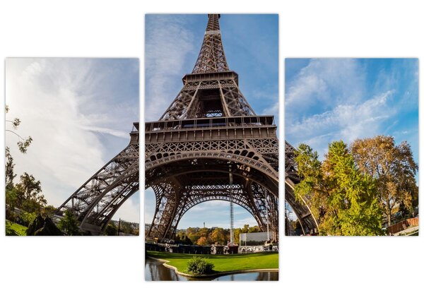 Tablou - Turnul Eiffel colorat (90x60 cm)