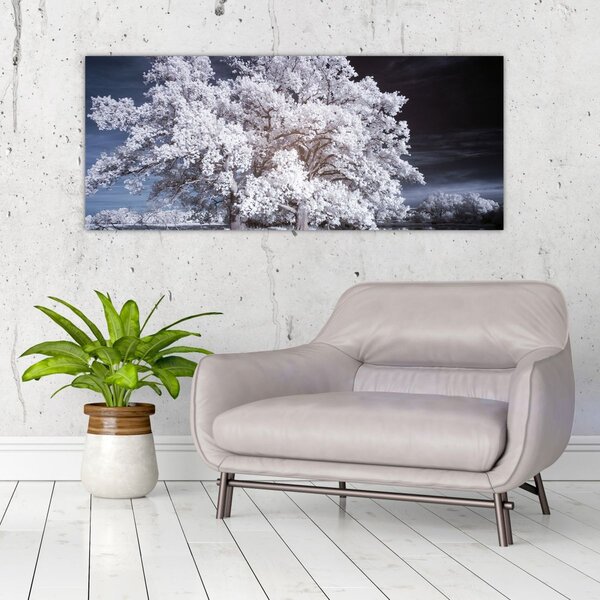 Tablou - Albă ca Zăpada Copac (120x50 cm)