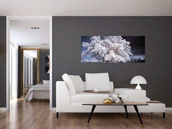 Tablou - Albă ca Zăpada Copac (120x50 cm)