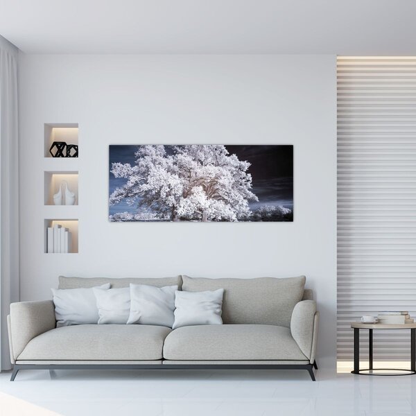 Tablou - Albă ca Zăpada Copac (120x50 cm)