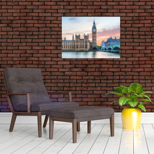 Tablou - Londra în culori pastelate (70x50 cm)