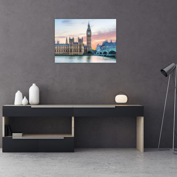 Tablou - Londra în culori pastelate (70x50 cm)