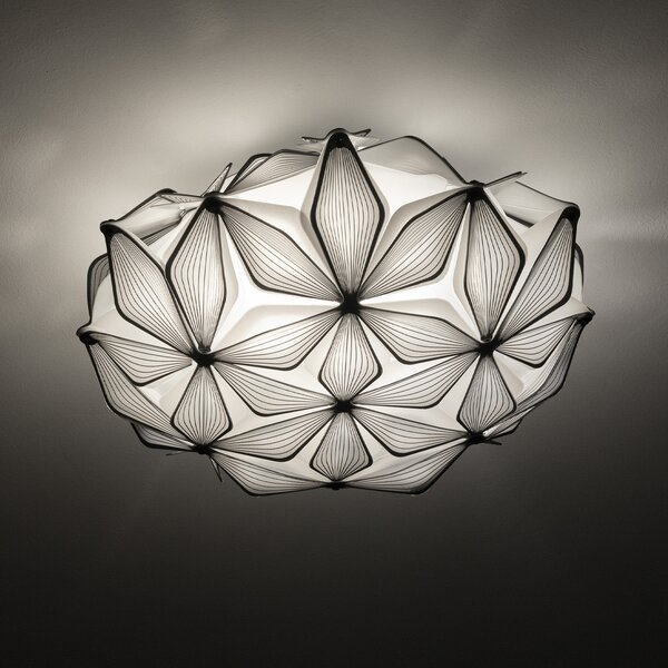 Plafoniere Slamp, C'EST LA VIE, reglabil, Negru, Camera de zi, Plastic, Design