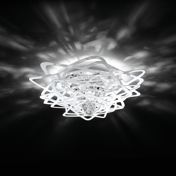 Plafoniere Slamp, Aurora, reglabil, Alb, Camera de zi, Plastic, Design