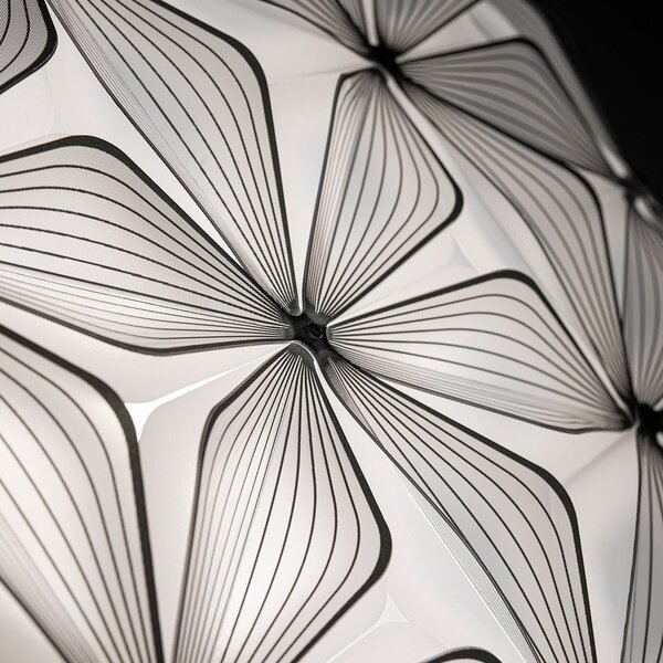 Lustră Pendul Slamp, C'EST LA VIE, reglabil, Negru, Camera de zi, Plastic, Design