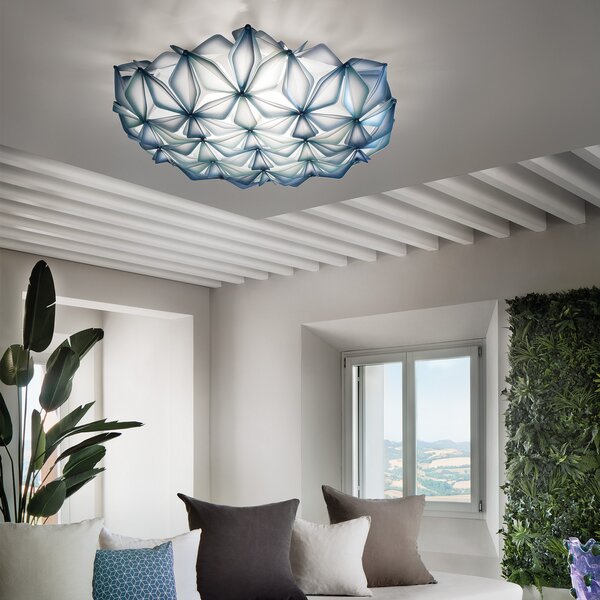 Plafoniere Slamp, La Vie, reglabil, Albastru, Camera de zi, Plastic, Design