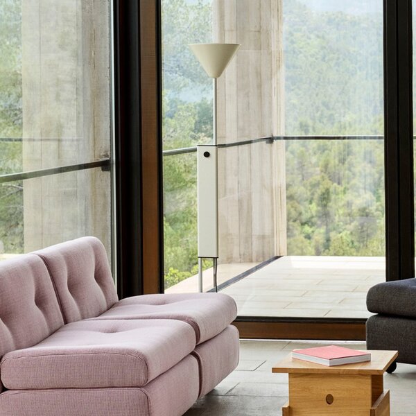Lampadar HAY, Twist, reglabil, Alb, Camera de zi, Aluminiu, Design