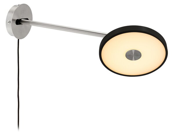 Lampă de perete UMAGE, Asteria Long, reglabil, Negru, Camera de zi, Metal, Design