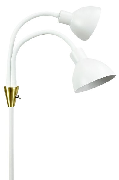 Lampadar Dyberg Larsen, Lilje, Alb, Camera de zi, Metal, Design