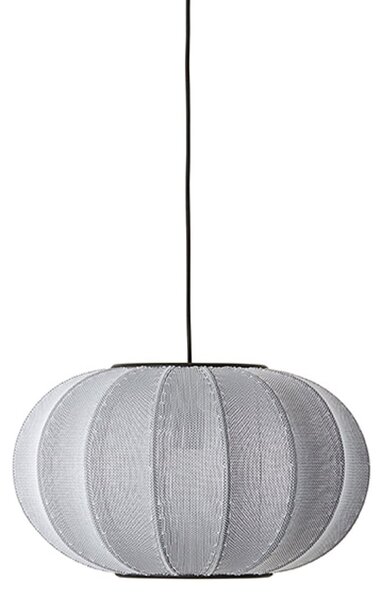 Lustră Pendul Made By Hand, Knit-Wit 45, reglabil, Gri, Camera de zi, Țesătură / Textil, Scandinavă