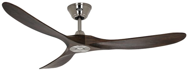 ECO GENUINO Ventilator de tavan crom/nuc 152 cm - CasaFan CasaFan, Eco Genuino, Lemn, Camera de zi, Lemn, Modern