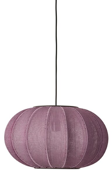 Lustră Pendul Made By Hand, Knit-Wit 45, reglabil, Violet, Camera de zi, Țesătură / Textil, Scandinavă
