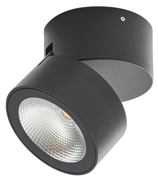 Lămpi de exterior Lindby, Nolivar, Negru, Terasă, Aluminiu, Modern