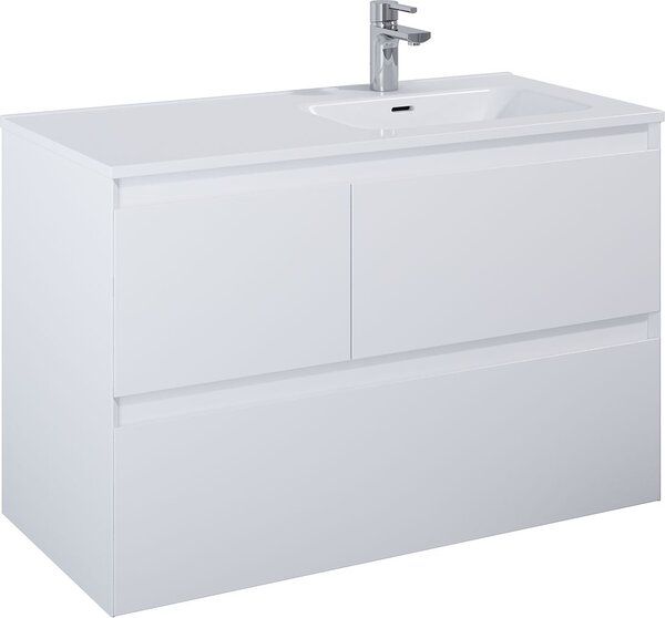 Elita Split dulap 100x45.8x63.5 cm sub chiuveta pe perete alb RE011005155290