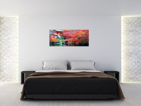 Tablou - Peisaj oriental (120x50 cm)
