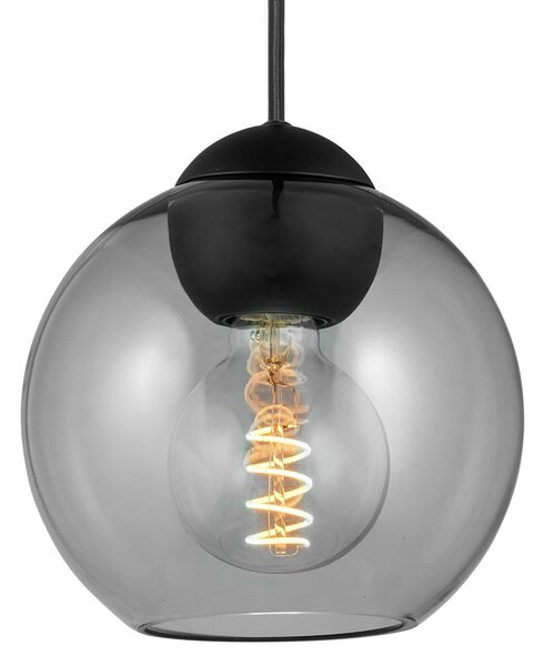 Lustră Pendul Halo Design, BUBBLES, reglabil, Gri, Camera de zi, Sticlă, Design